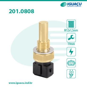 Sensor de Temperatura da Água - GM Kadett / Monza / Ipanema 2.0 8v Sensor de Temperatura da Água - GM Kadett / Monza / Ipanema 2.0 8v