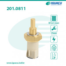 Sensor de Temperatura da Água - Ford Escort / Pampa 1.8 / 2.0 AP / VW Gol / Santana 1.8 / 2.0 8v Ap