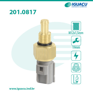 Sensor de Temperatura da Água - Ford 2.0 16v Dur/C HE Sensor de Temperatura da Água - Ford 2.0 16v Dur/C HE
