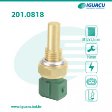 Sensor de Temperatura da Água - Citroen Xsara 1.4 / 1.6 / 1.8 16v / Peugeot 306 1.4 / 1.6 / 2.0 8v